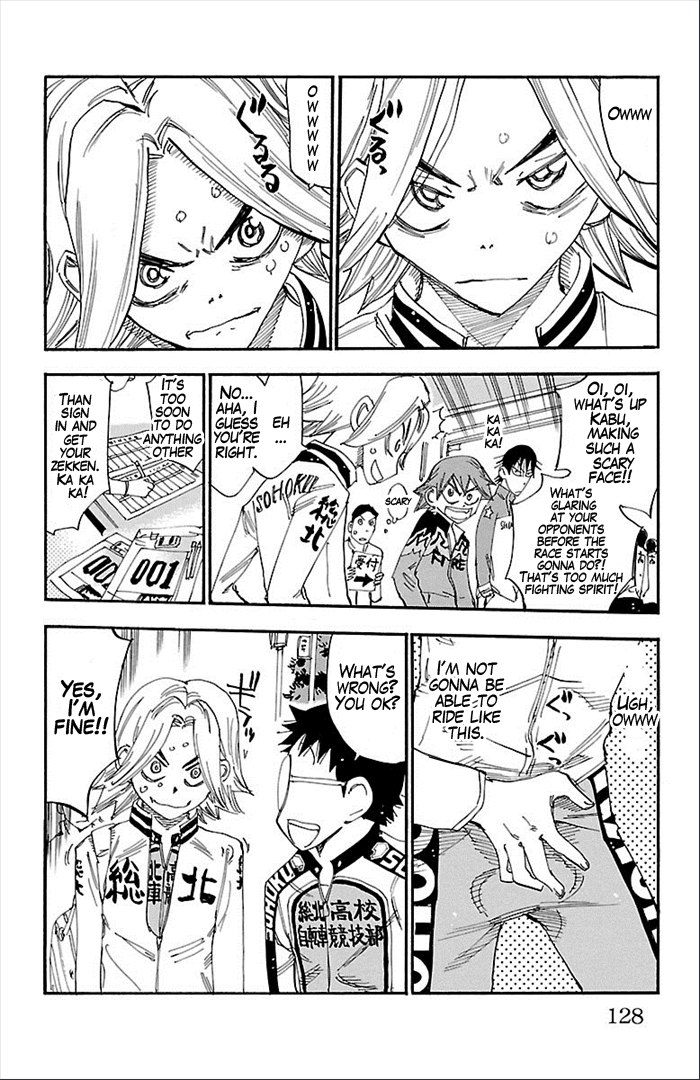 Yowamushi Pedal Chapter 275 page 7 - Chapter 275: Kaburagi Issa's debut match!