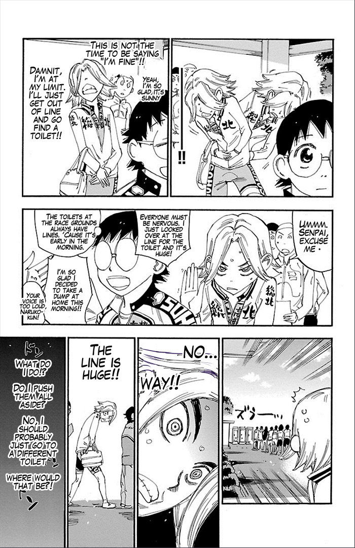 Yowamushi Pedal Chapter 275 page 8 - Chapter 275: Kaburagi Issa's debut match!