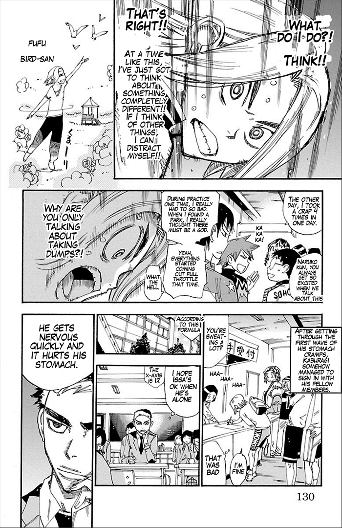 Yowamushi Pedal Chapter 275 page 9 - Chapter 275: Kaburagi Issa's debut match!