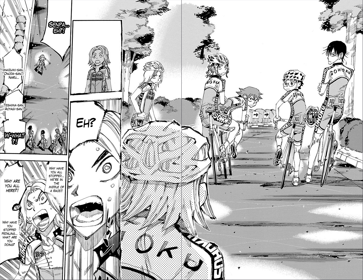 Yowamushi Pedal Chapter 276 page 9 - Chapter 276: Trouble!