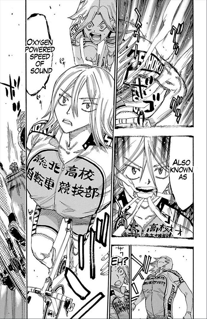 Yowamushi Pedal Chapter 277 page 11 - Chapter 277: The strenght of 6
