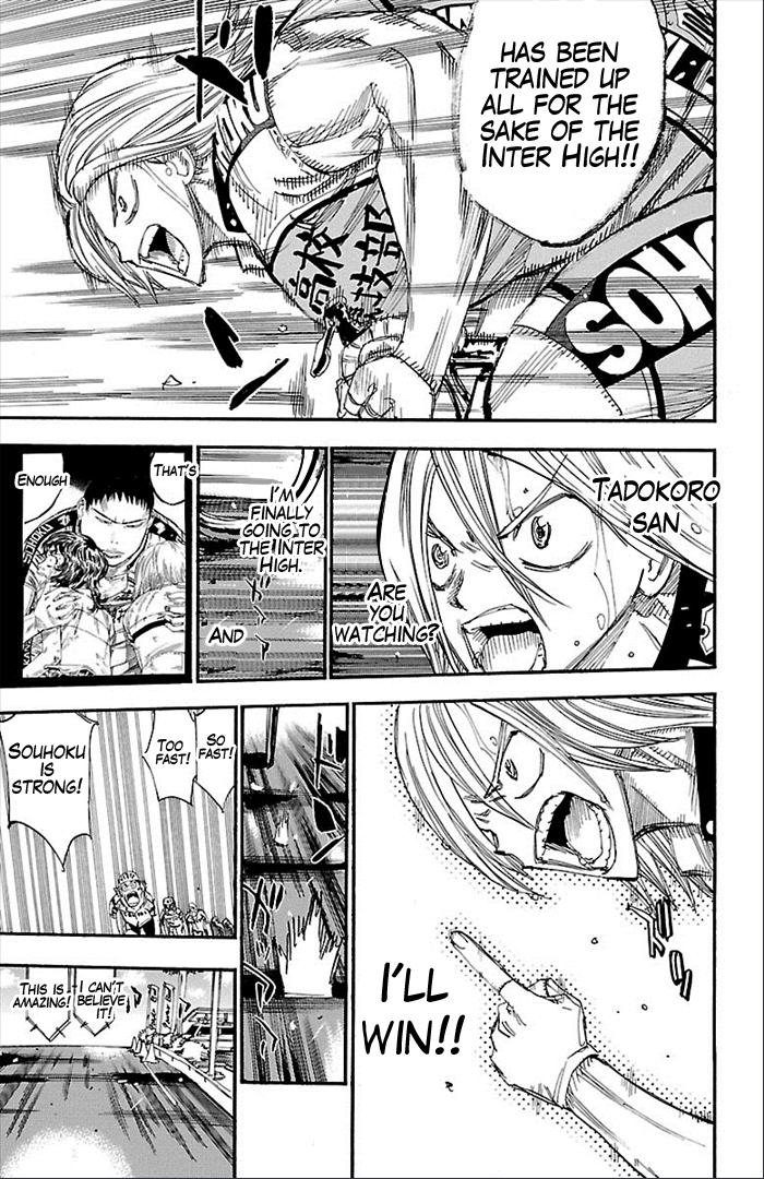 Yowamushi Pedal Chapter 277 page 14 - Chapter 277: The strenght of 6