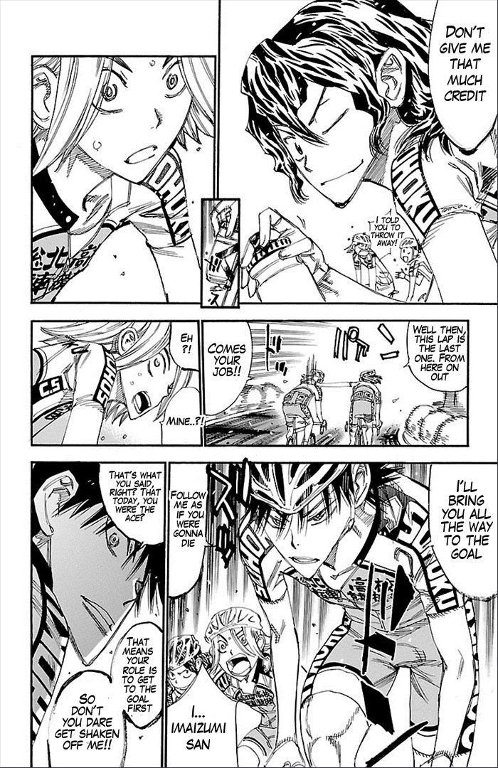 Yowamushi Pedal Chapter 277 page 17 - Chapter 277: The strenght of 6