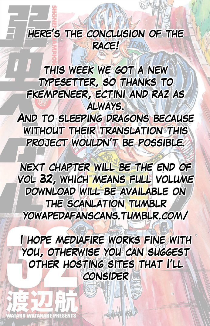 Yowamushi Pedal Chapter 277 page 23 - Chapter 277: The strenght of 6
