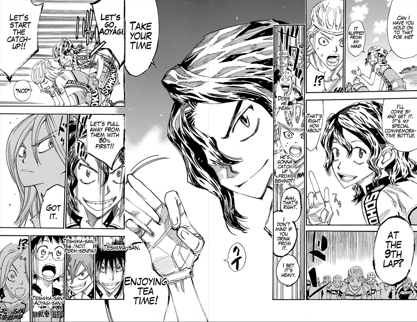 Yowamushi Pedal Chapter 277 page 4 - Chapter 277: The strenght of 6