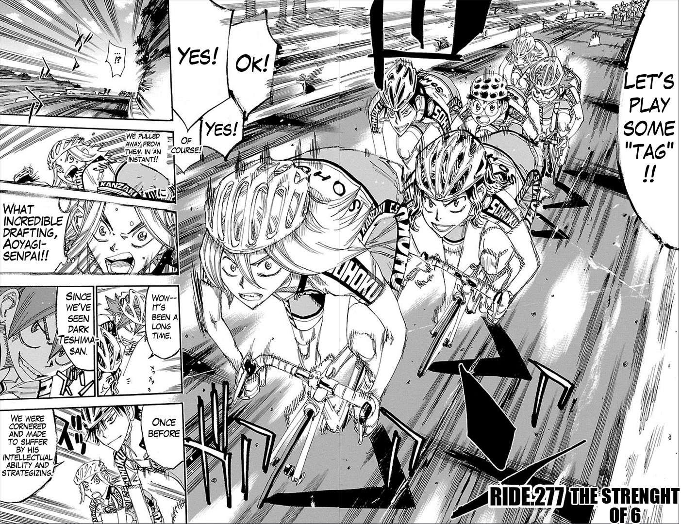 Yowamushi Pedal Chapter 277 page 5 - Chapter 277: The strenght of 6