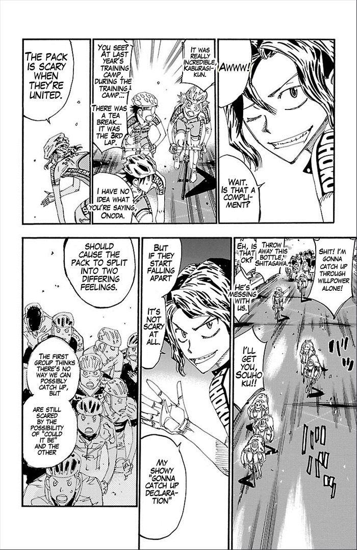 Yowamushi Pedal Chapter 277 page 6 - Chapter 277: The strenght of 6
