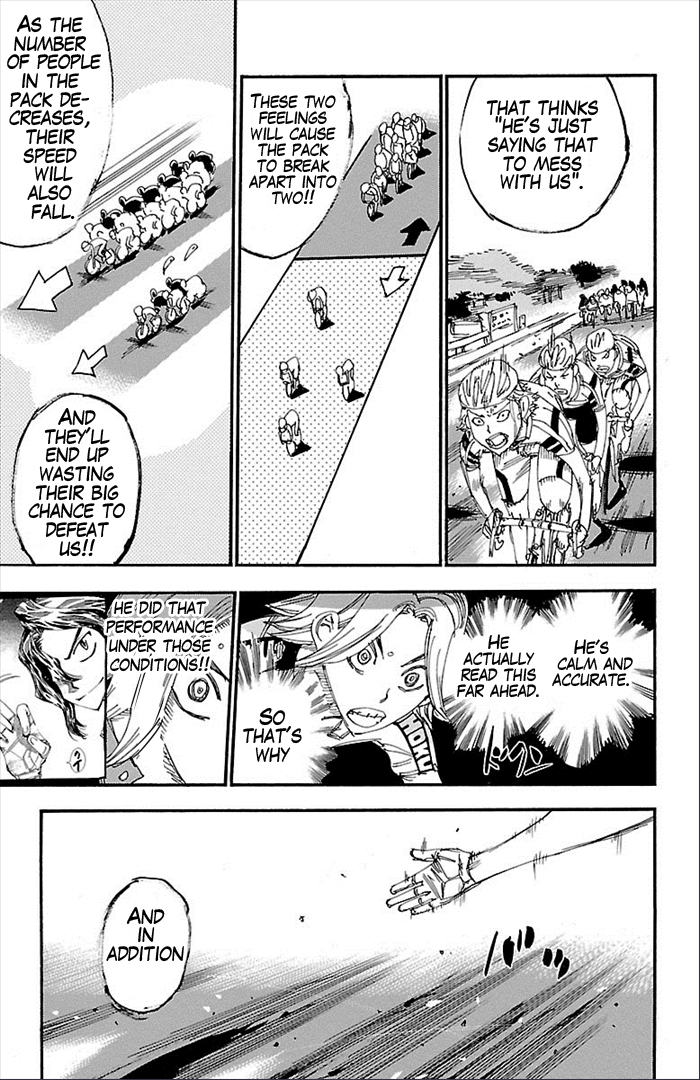 Yowamushi Pedal Chapter 277 page 7 - Chapter 277: The strenght of 6