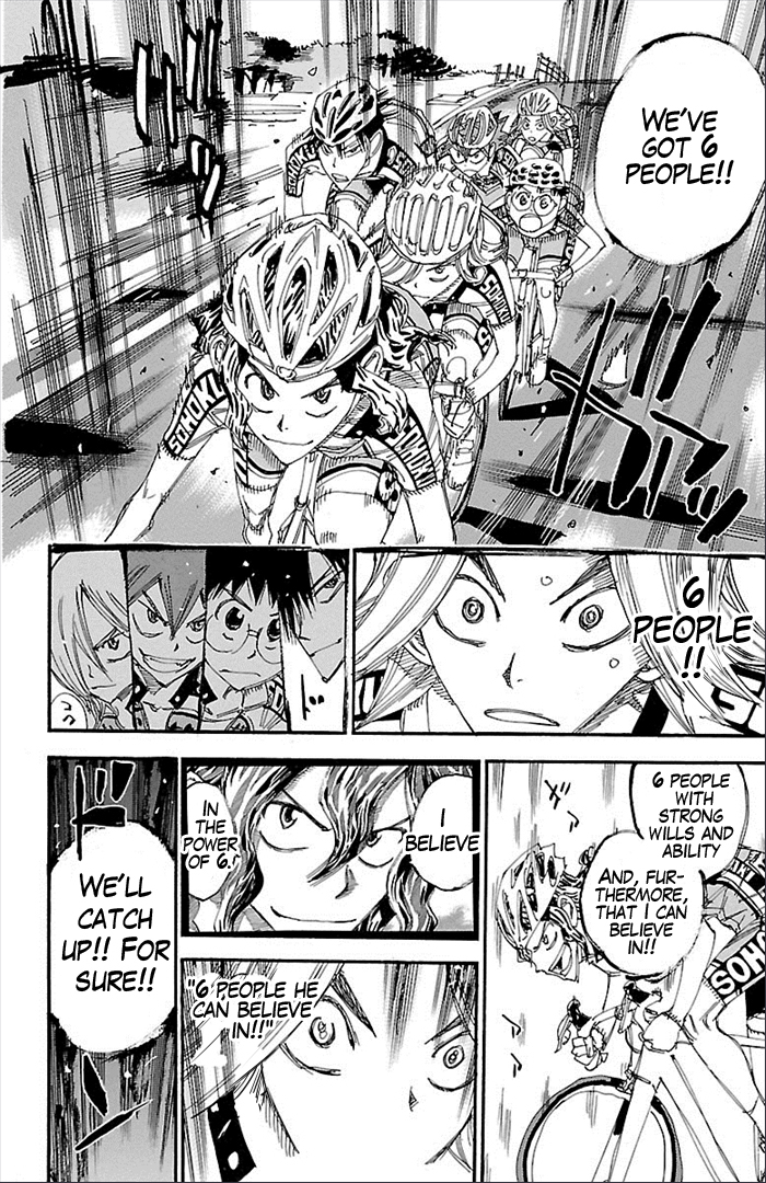 Yowamushi Pedal Chapter 277 page 8 - Chapter 277: The strenght of 6
