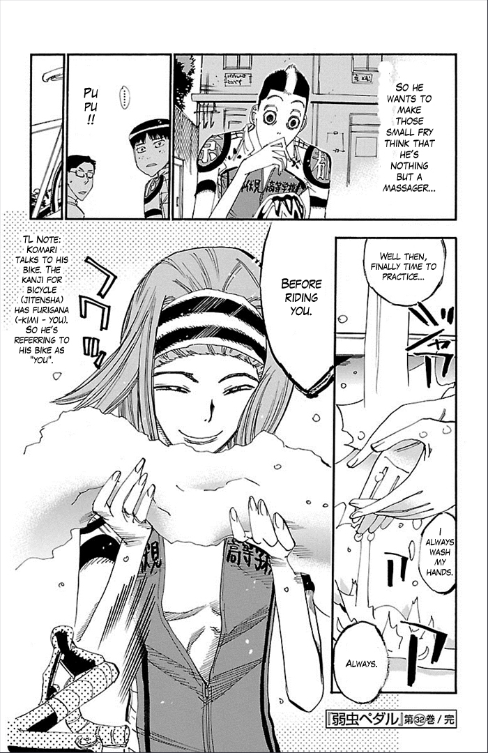 Yowamushi Pedal Chapter 278 page 18 - Chapter 278: The man who doesn't yield
