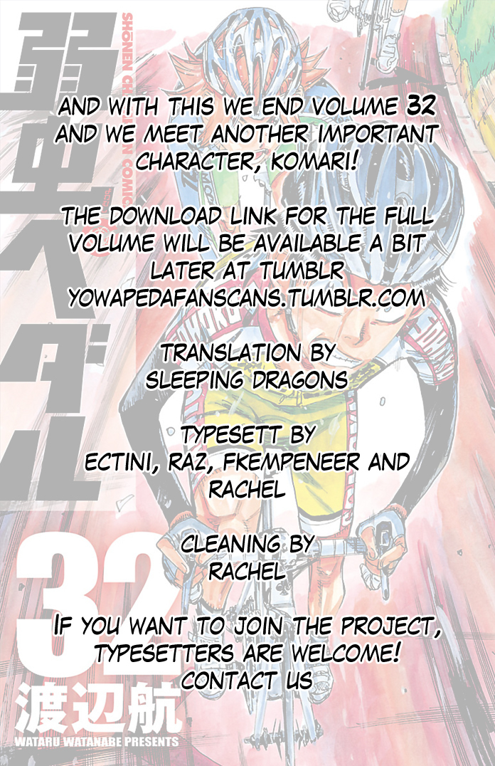 Yowamushi Pedal Chapter 278 page 19 - Chapter 278: The man who doesn't yield