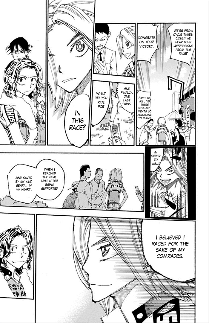 Yowamushi Pedal Chapter 278 page 9 - Chapter 278: The man who doesn't yield