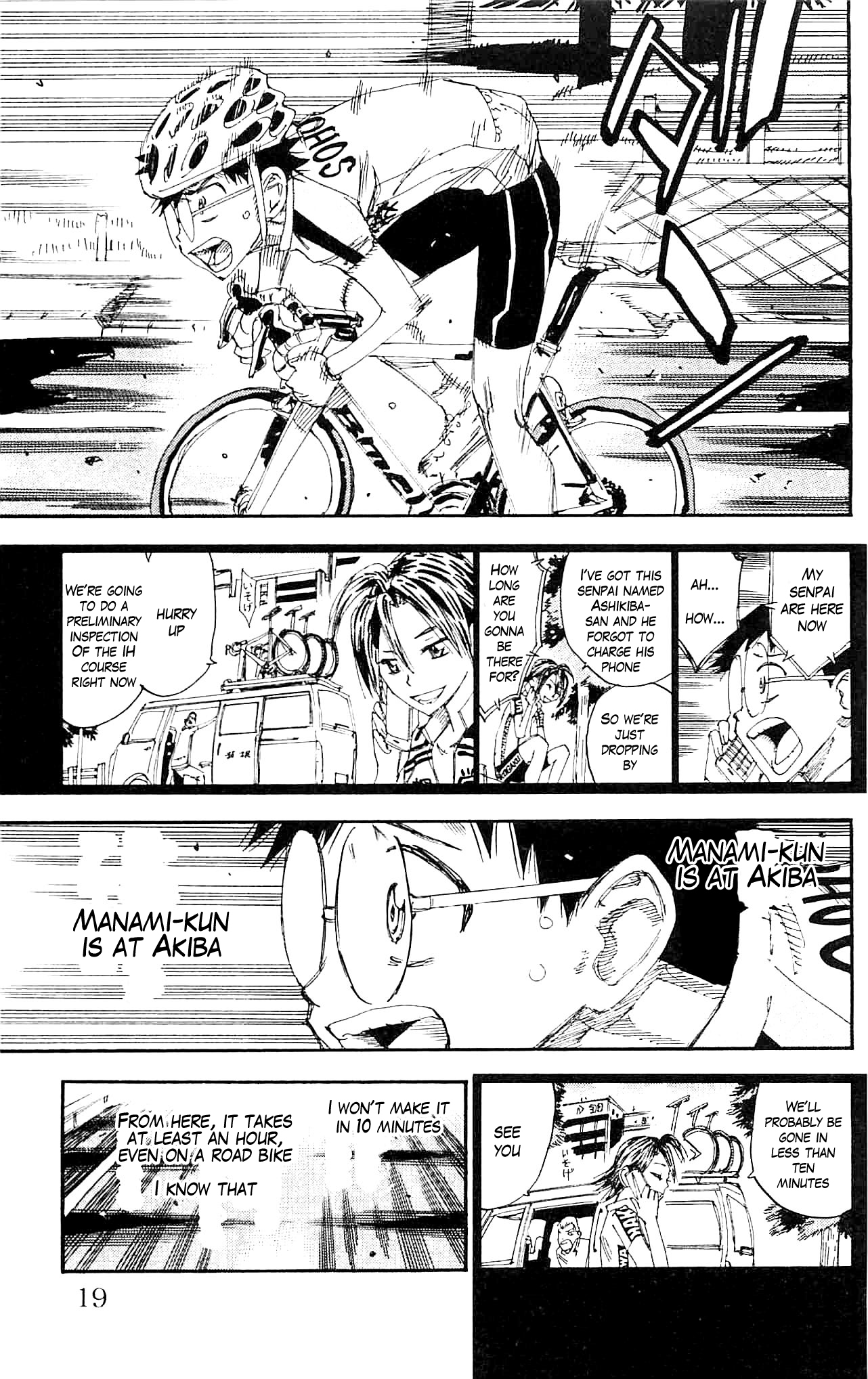 Yowamushi Pedal Chapter 279 page 15 - Chapter 279: Telephone