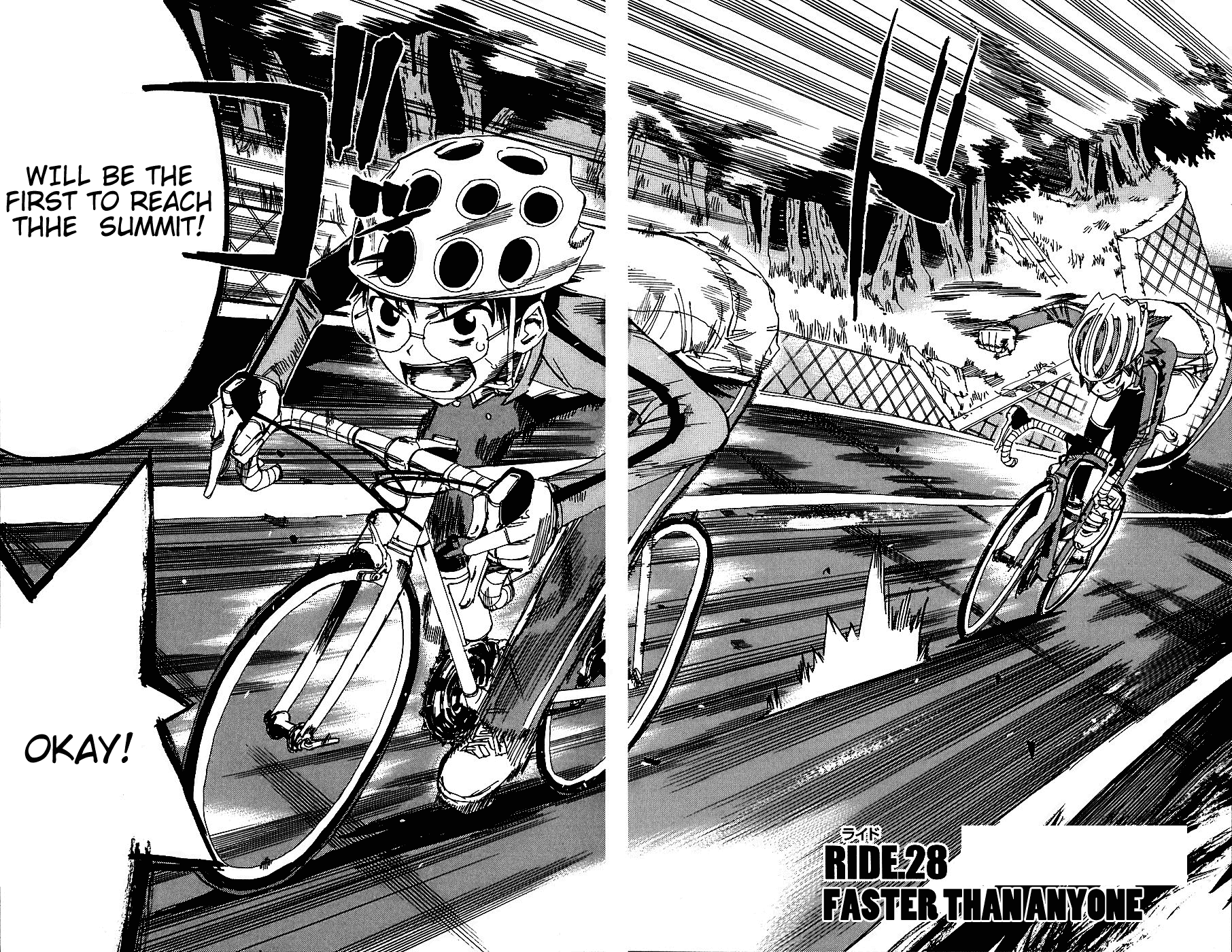 Yowamushi Pedal Chapter 28 page 4 - Chapter 28: Faster than Anyone