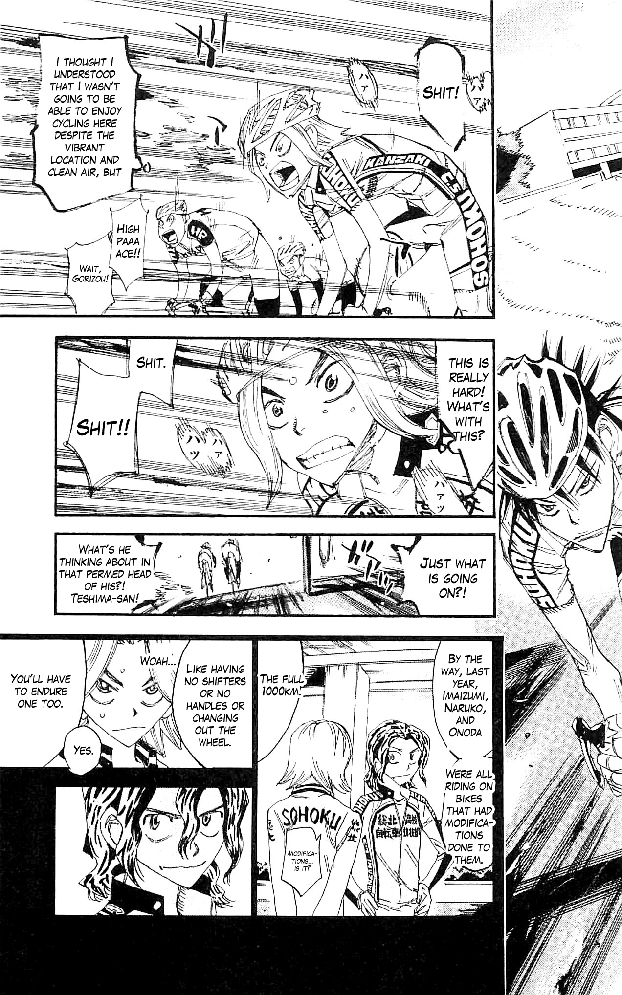 Yowamushi Pedal Chapter 280 page 11 - Chapter 280: 1000km once more