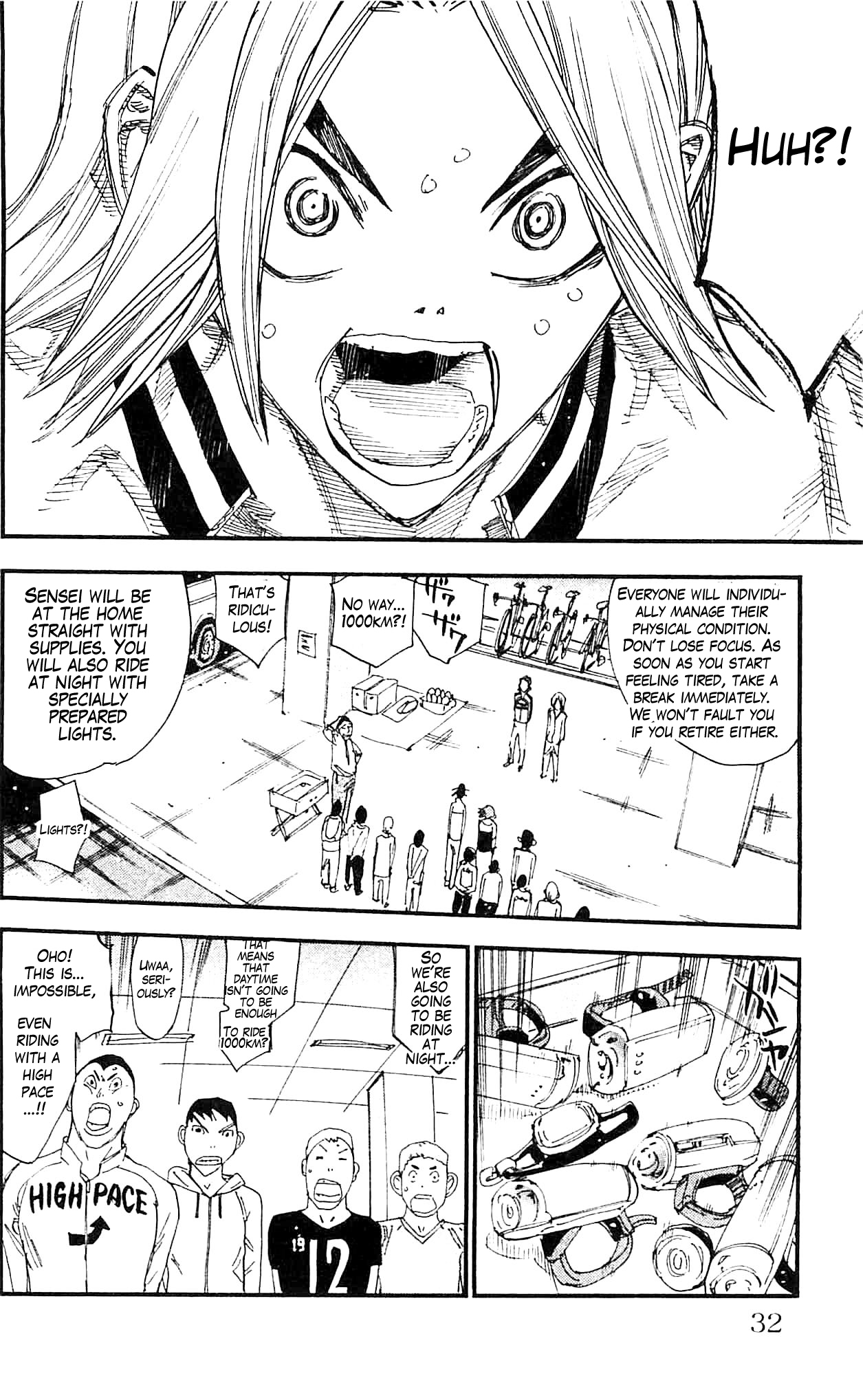 Yowamushi Pedal Chapter 280 page 8 - Chapter 280: 1000km once more