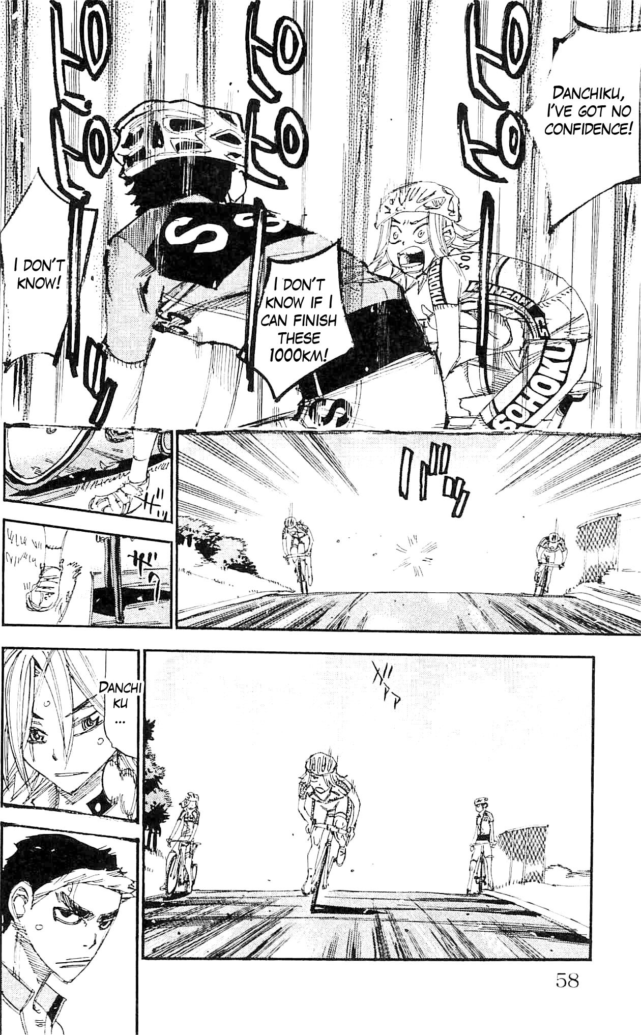 Yowamushi Pedal Chapter 281 page 14 - Chapter 281: Kaburagi, all alone