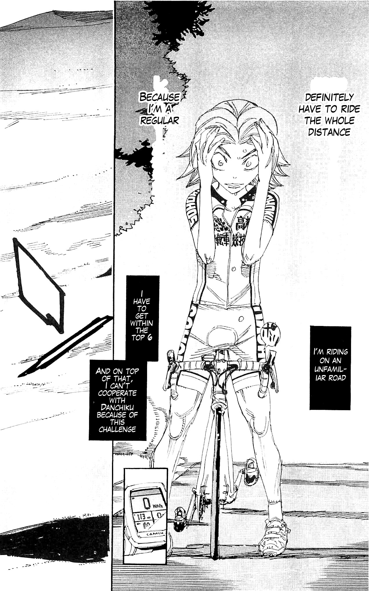 Yowamushi Pedal Chapter 281 page 2 - Chapter 281: Kaburagi, all alone