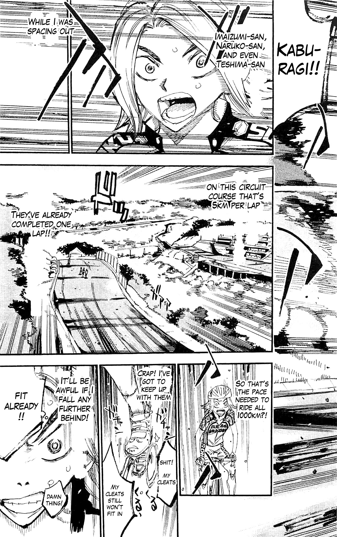 Yowamushi Pedal Chapter 281 page 9 - Chapter 281: Kaburagi, all alone