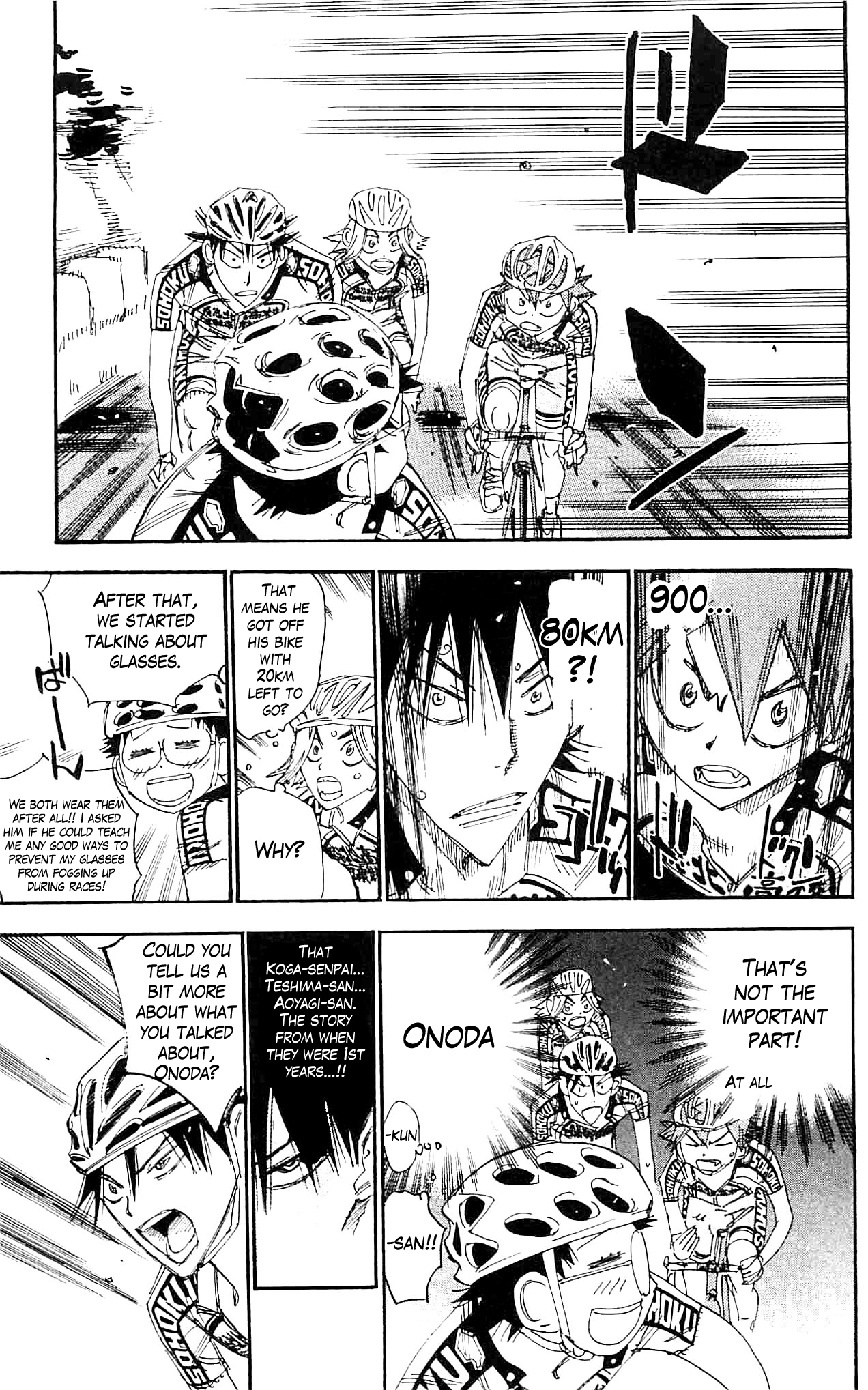 Yowamushi Pedal Chapter 282 page 14 - Chapter 282: One more 3rd year
