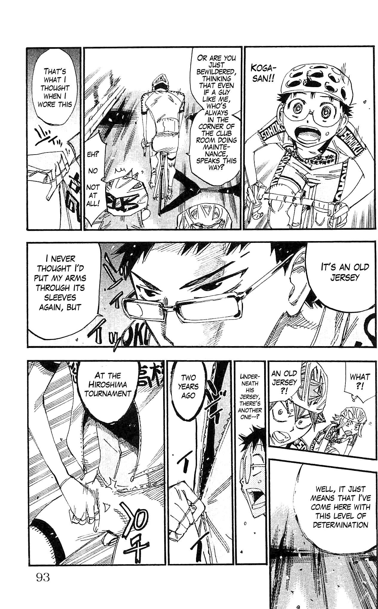 Yowamushi Pedal Chapter 283 page 5 - Chapter 283: Koga of the thunderous roar