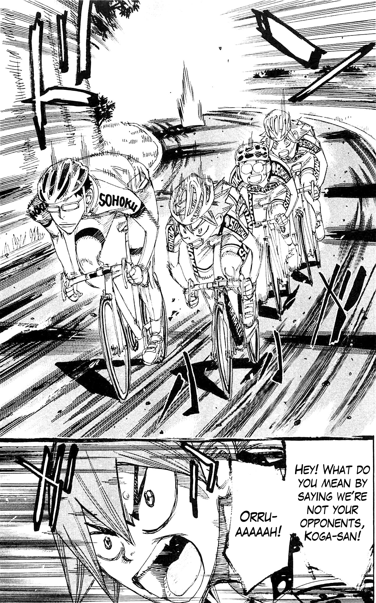 Yowamushi Pedal Chapter 283 page 9 - Chapter 283: Koga of the thunderous roar