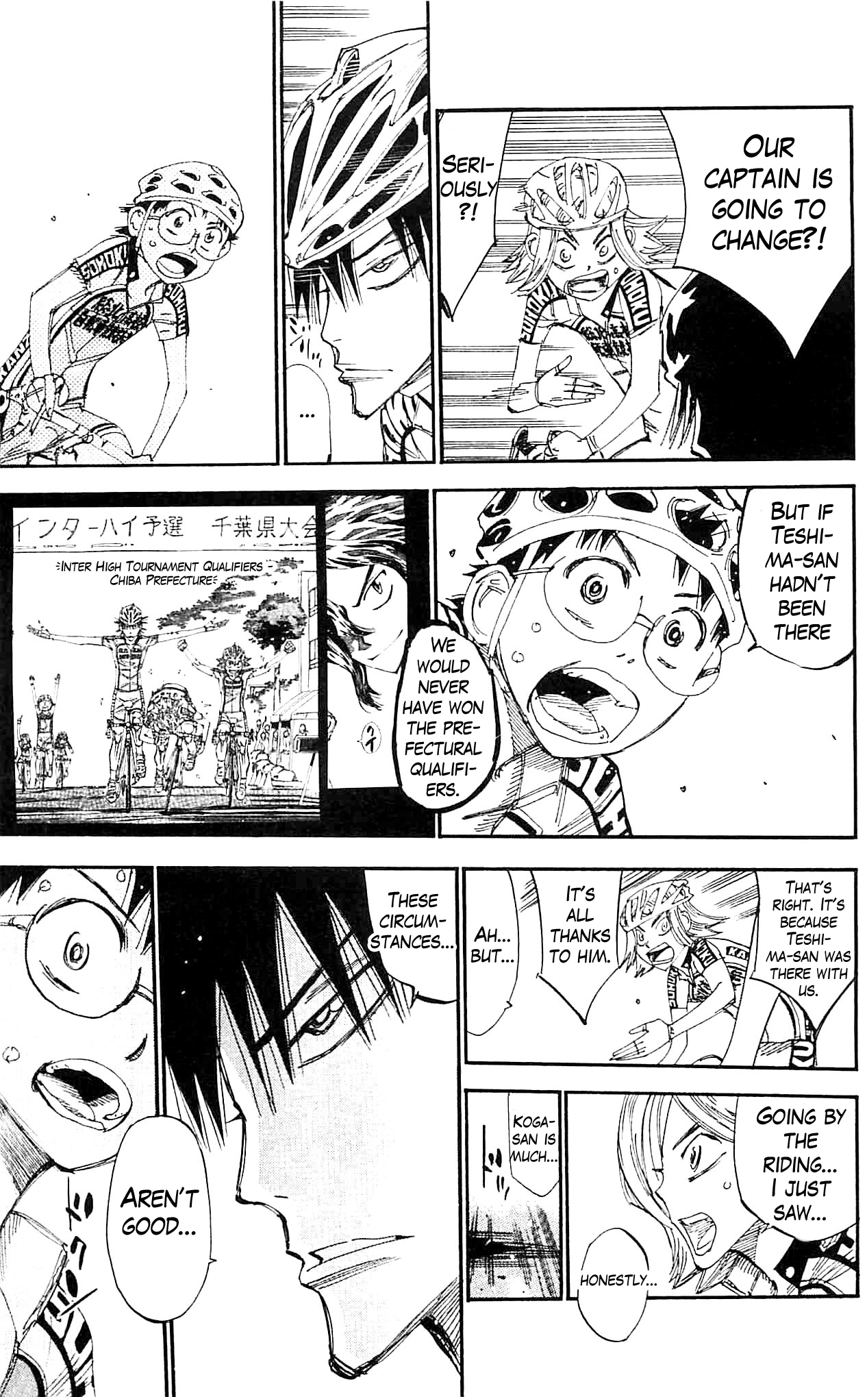 Yowamushi Pedal Chapter 284 page 13 - Chapter 284: Teshima's determination