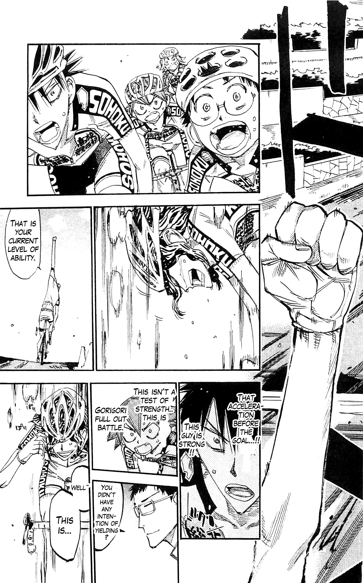 Yowamushi Pedal Chapter 284 page 19 - Chapter 284: Teshima's determination