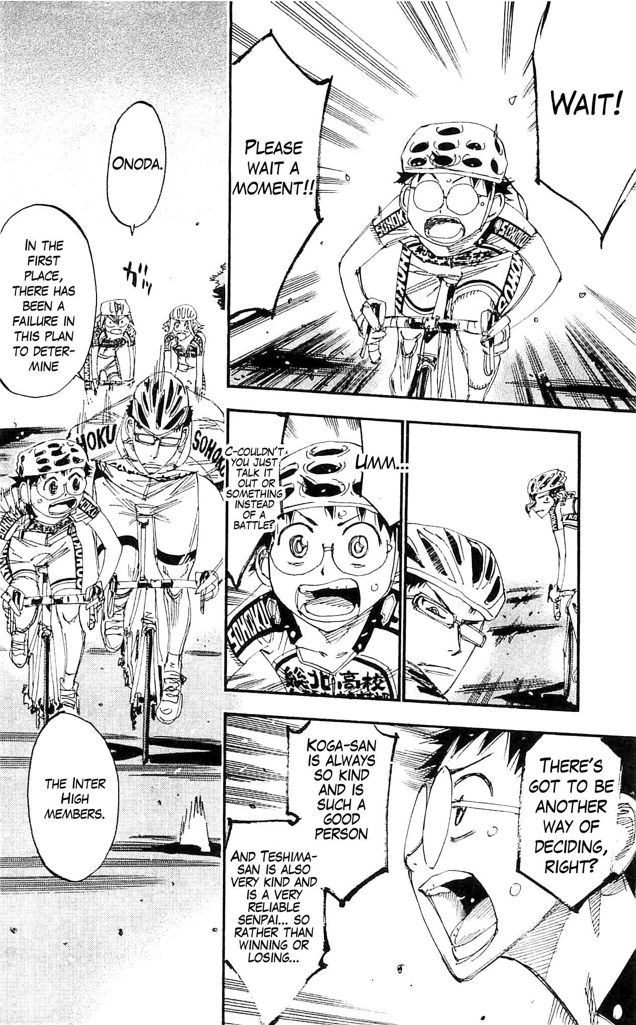 Yowamushi Pedal Chapter 284 page 2 - Chapter 284: Teshima's determination