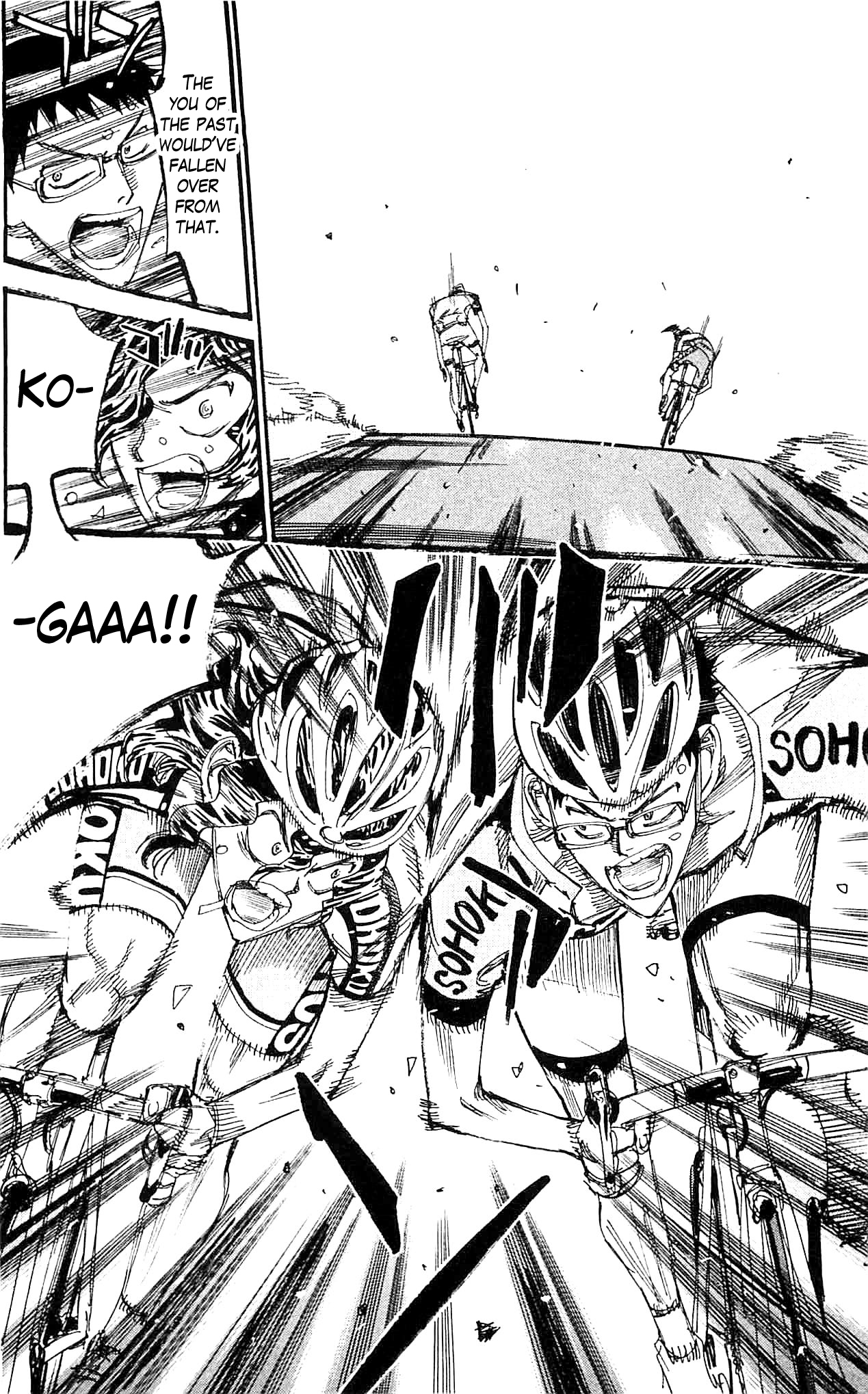 Yowamushi Pedal Chapter 284 page 8 - Chapter 284: Teshima's determination