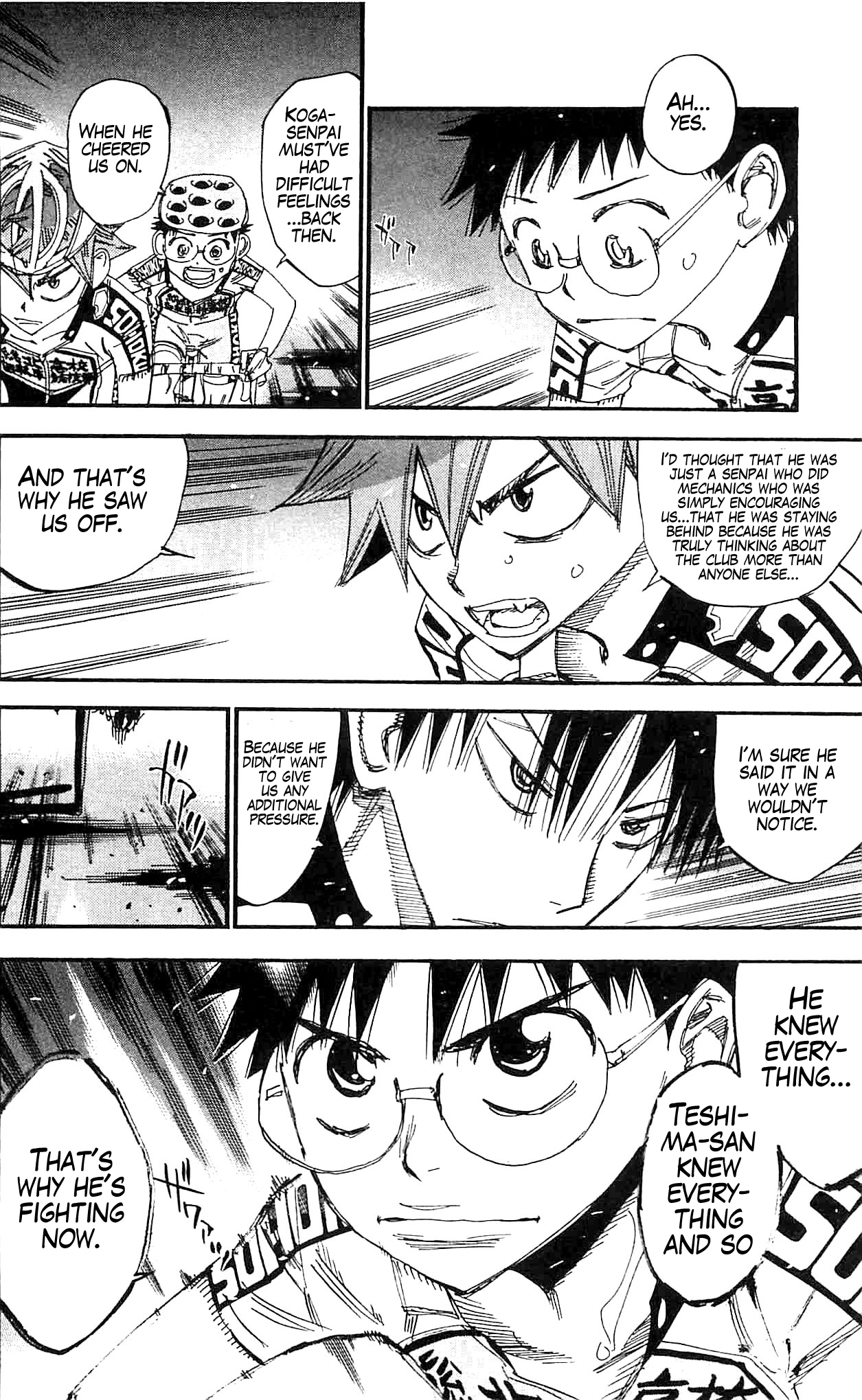 Yowamushi Pedal Chapter 285 page 18 - Chapter 285: Teshima vs Koga
