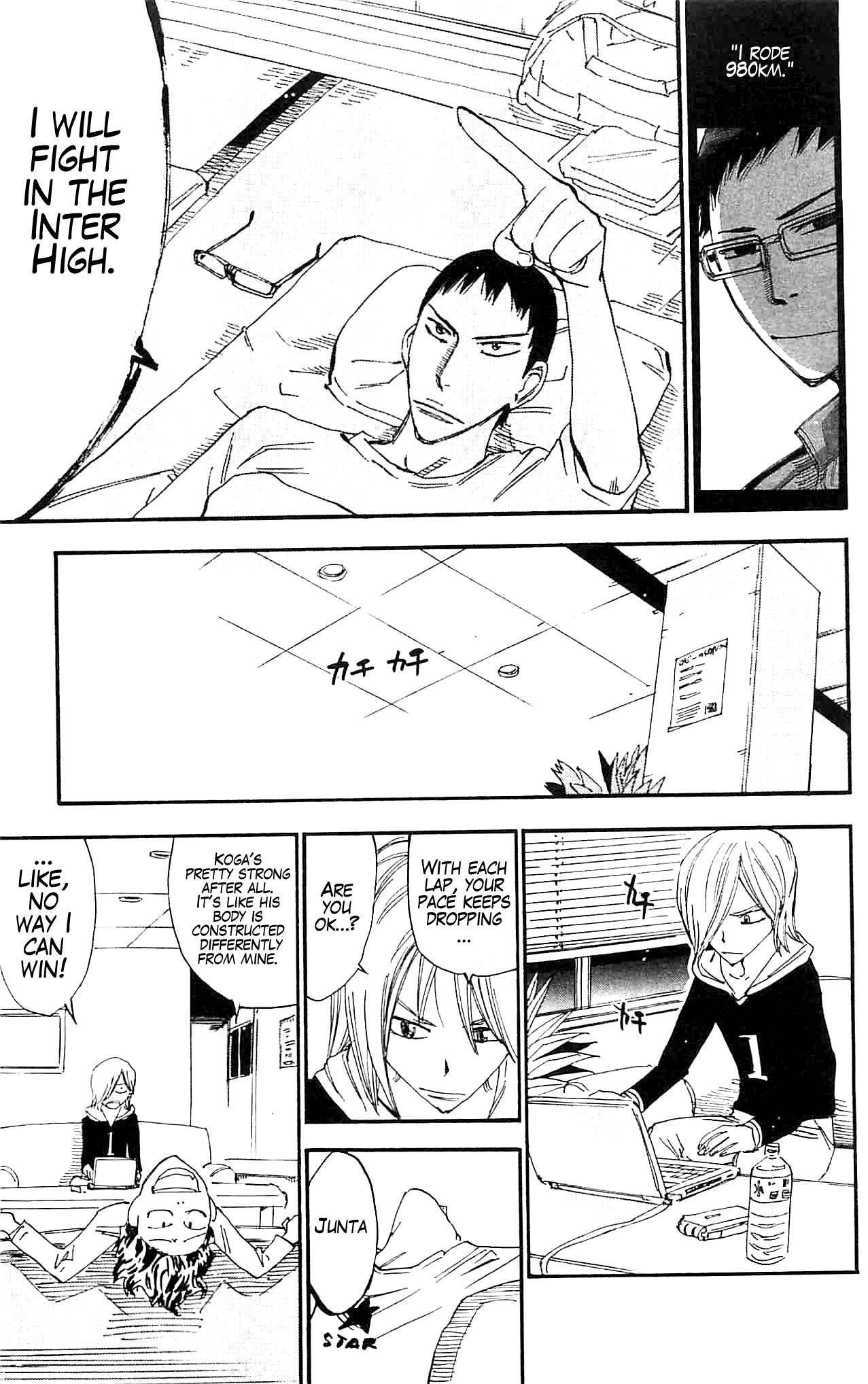 Yowamushi Pedal Chapter 285 page 27 - Chapter 285: Teshima vs Koga
