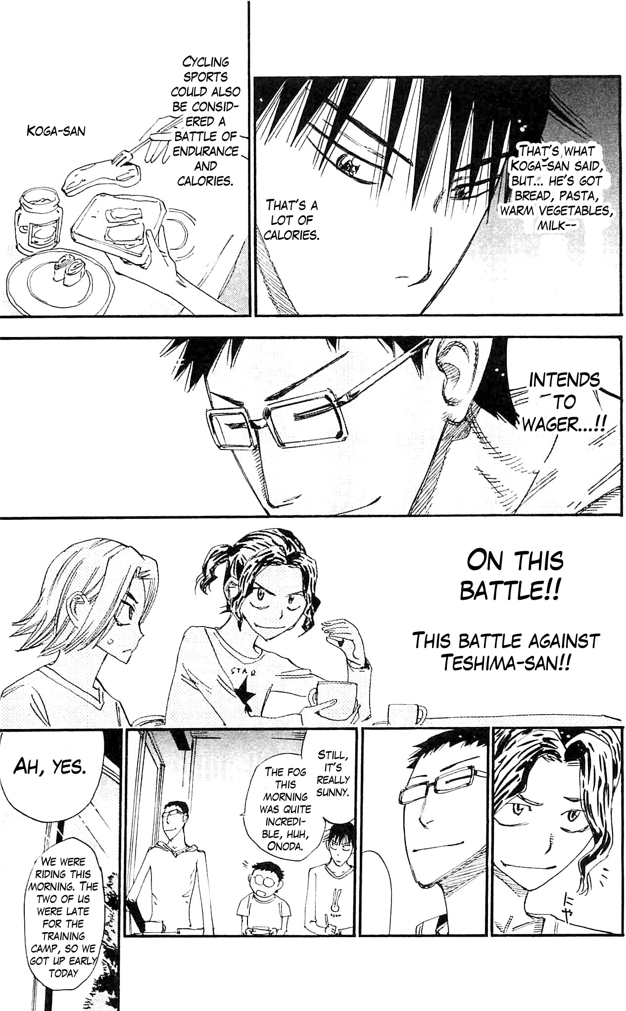 Yowamushi Pedal Chapter 286 page 7 - Chapter 286: The 2nd day of the training camp starts!!