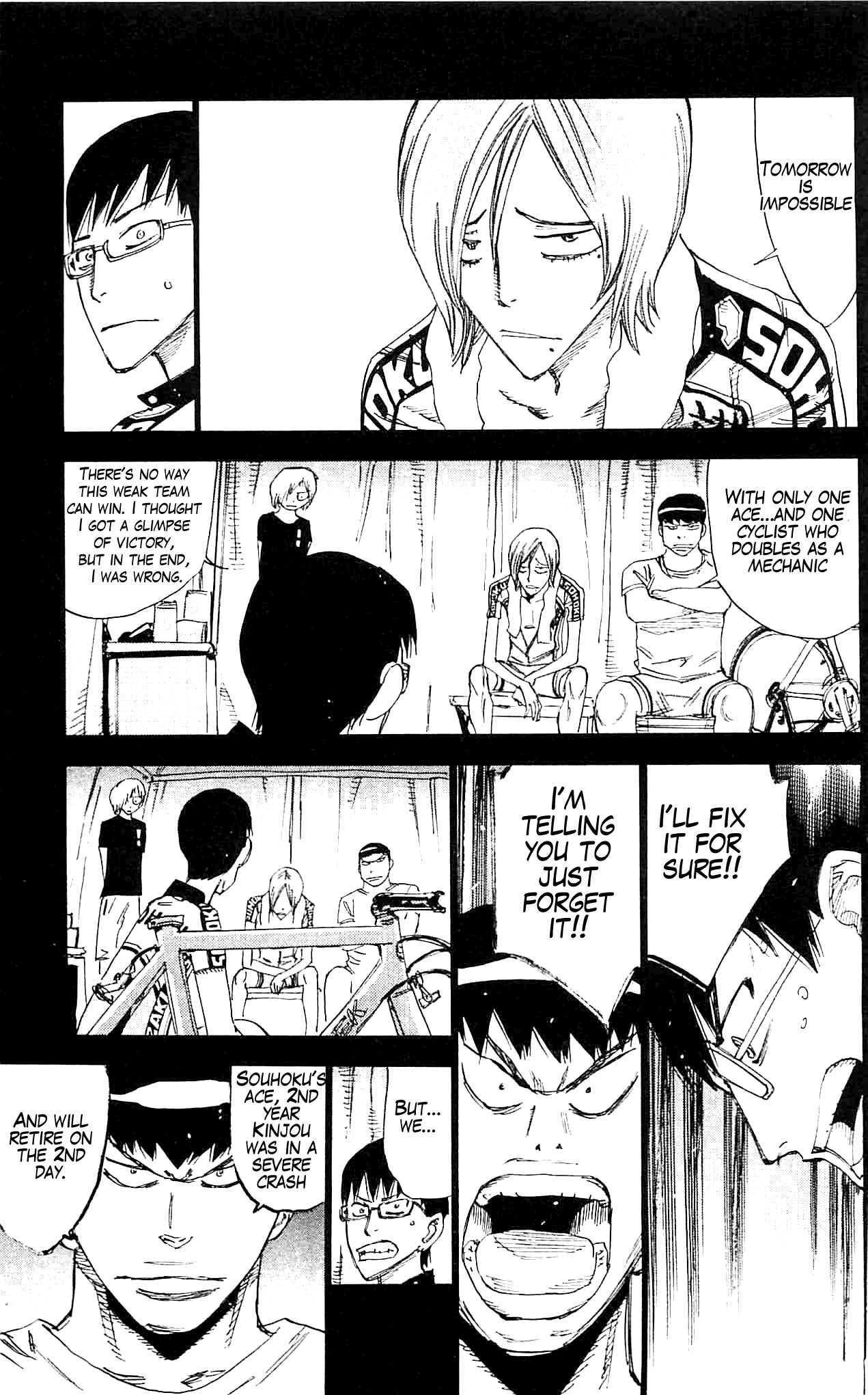 Yowamushi Pedal Chapter 287 page 3 - Chapter 287: 1st year zekken #73 Koga