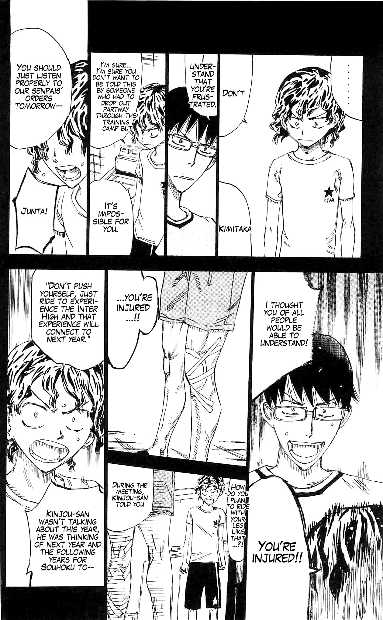 Yowamushi Pedal Chapter 287 page 7 - Chapter 287: 1st year zekken #73 Koga