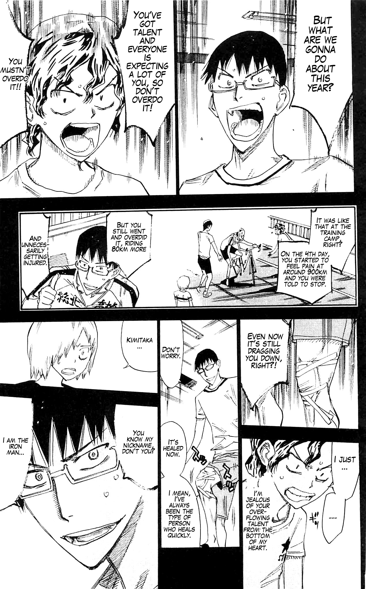 Yowamushi Pedal Chapter 287 page 8 - Chapter 287: 1st year zekken #73 Koga