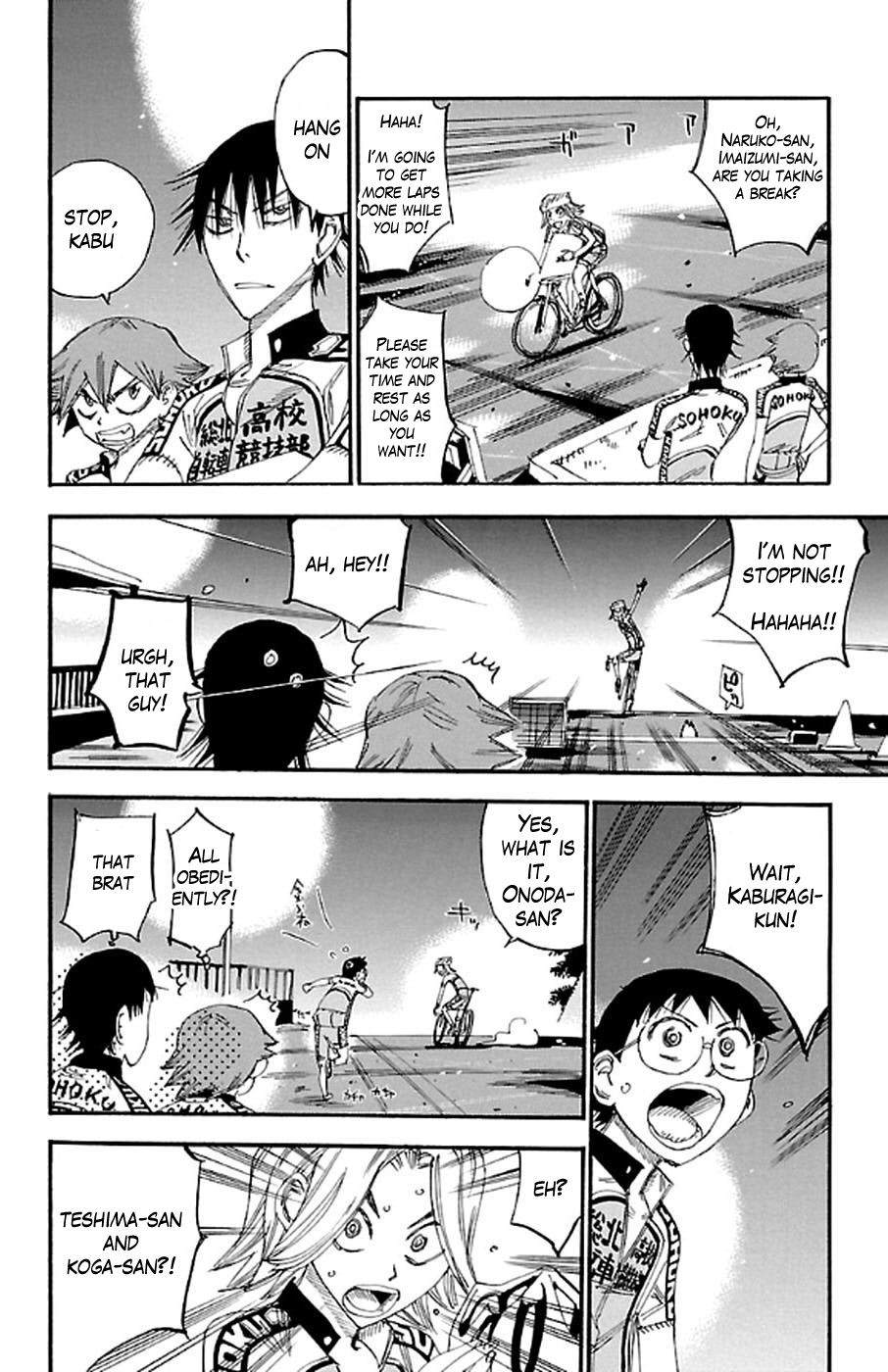 Yowamushi Pedal Chapter 288 page 11 - Chapter 288: Teshima's challenge