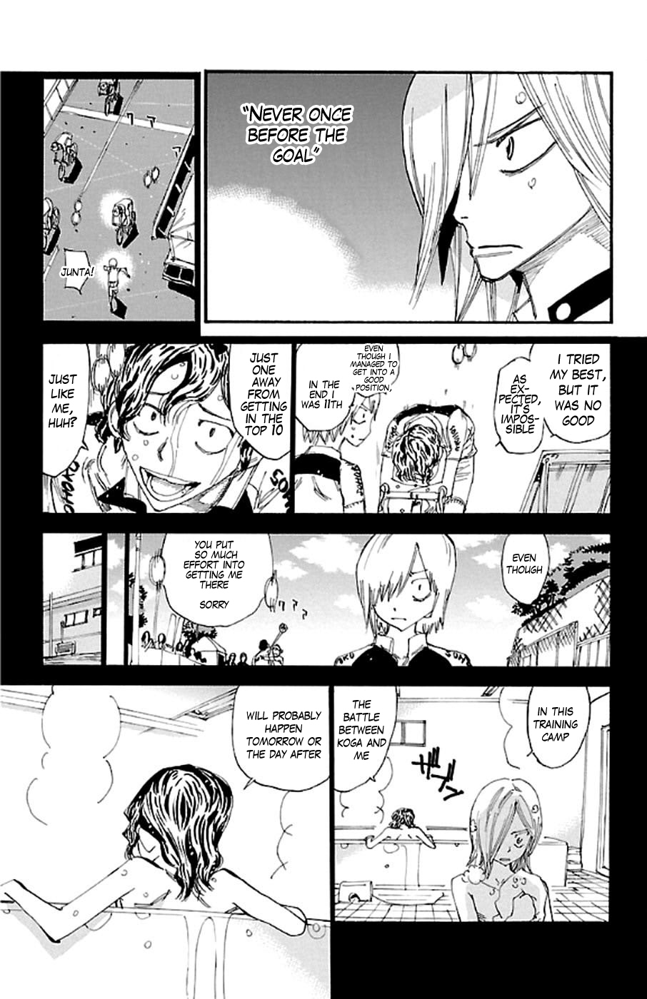 Yowamushi Pedal Chapter 288 page 14 - Chapter 288: Teshima's challenge
