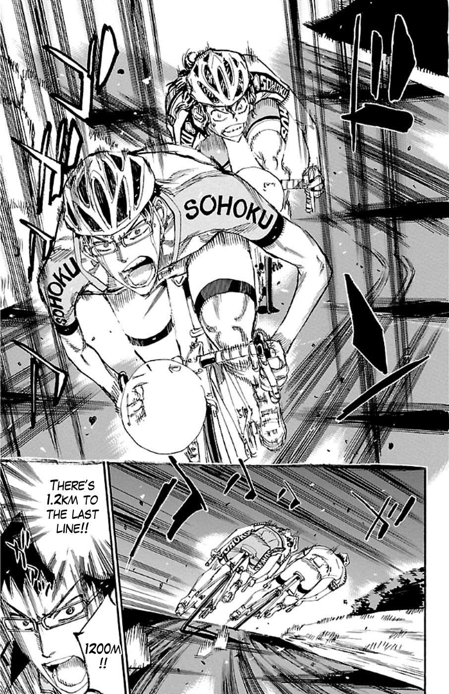 Yowamushi Pedal Chapter 288 page 16 - Chapter 288: Teshima's challenge