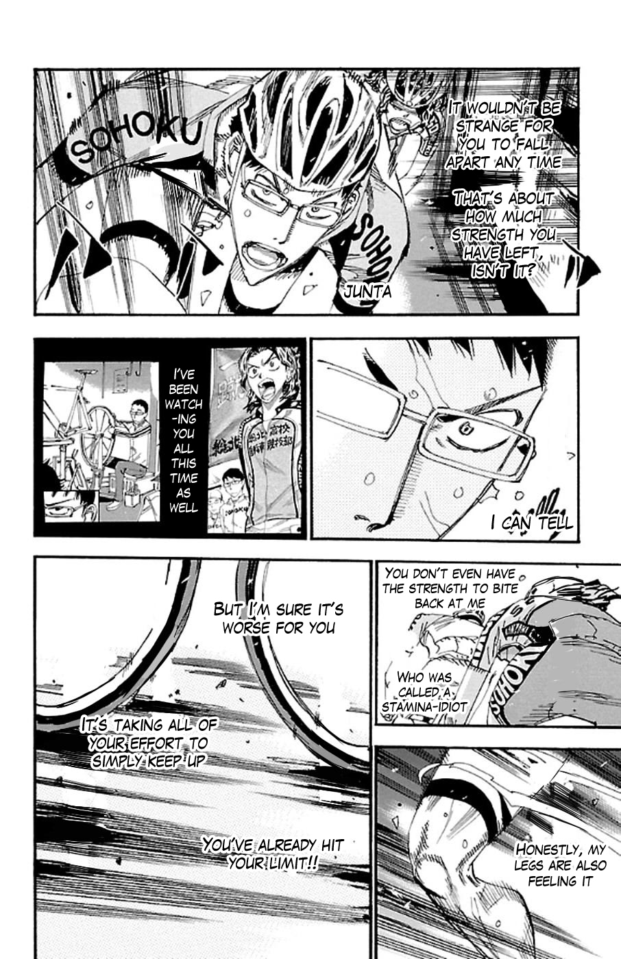 Yowamushi Pedal Chapter 288 page 17 - Chapter 288: Teshima's challenge