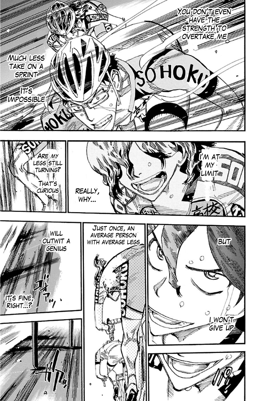 Yowamushi Pedal Chapter 288 page 18 - Chapter 288: Teshima's challenge