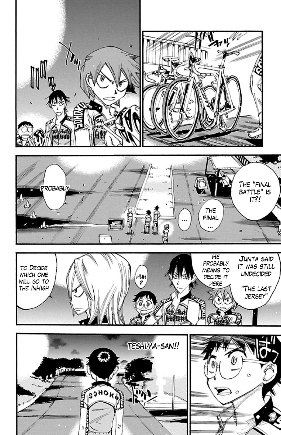 Yowamushi Pedal Chapter 288 page 9 - Chapter 288: Teshima's challenge