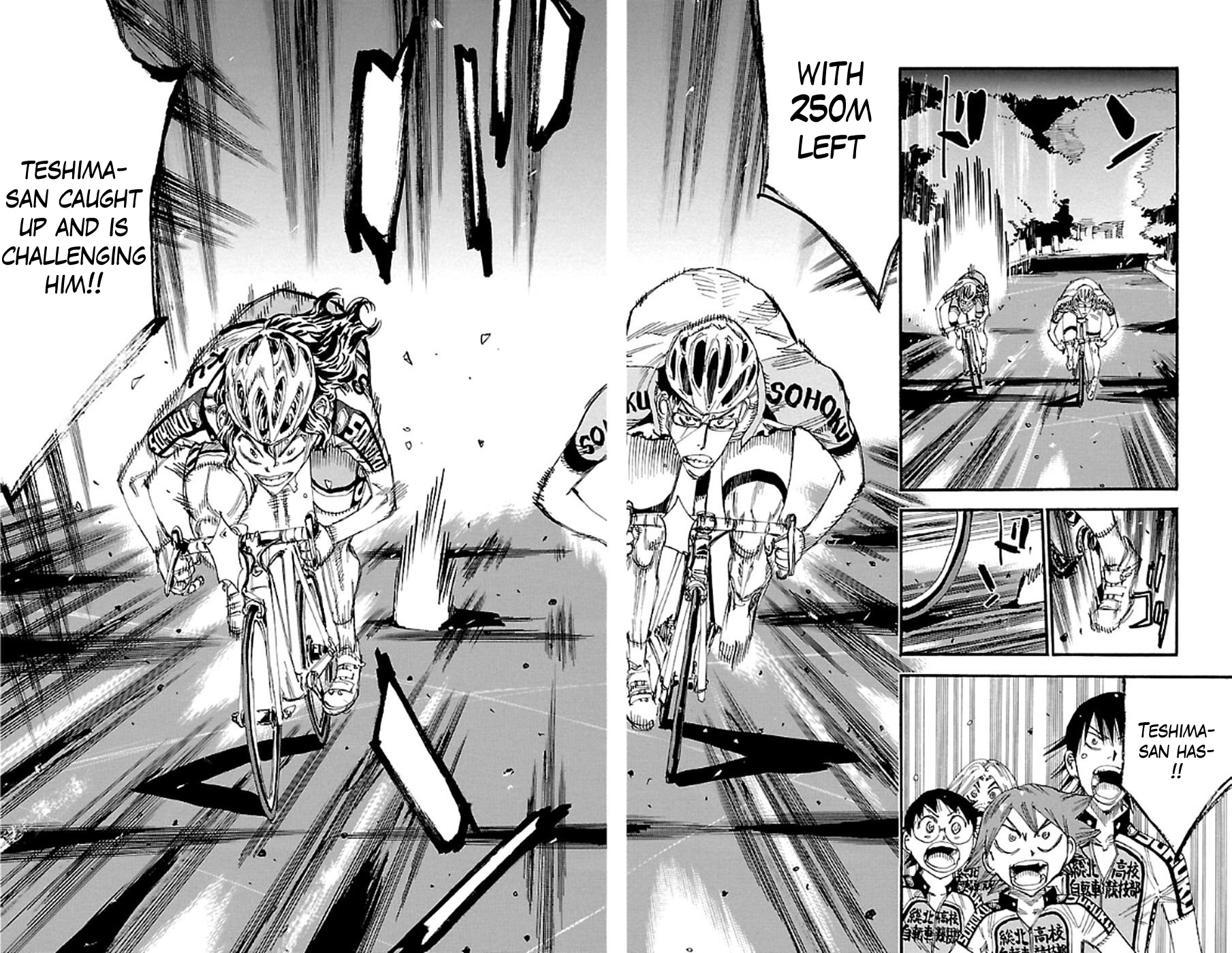 Yowamushi Pedal Chapter 289 page 11 - Chapter 289: The last 400 m