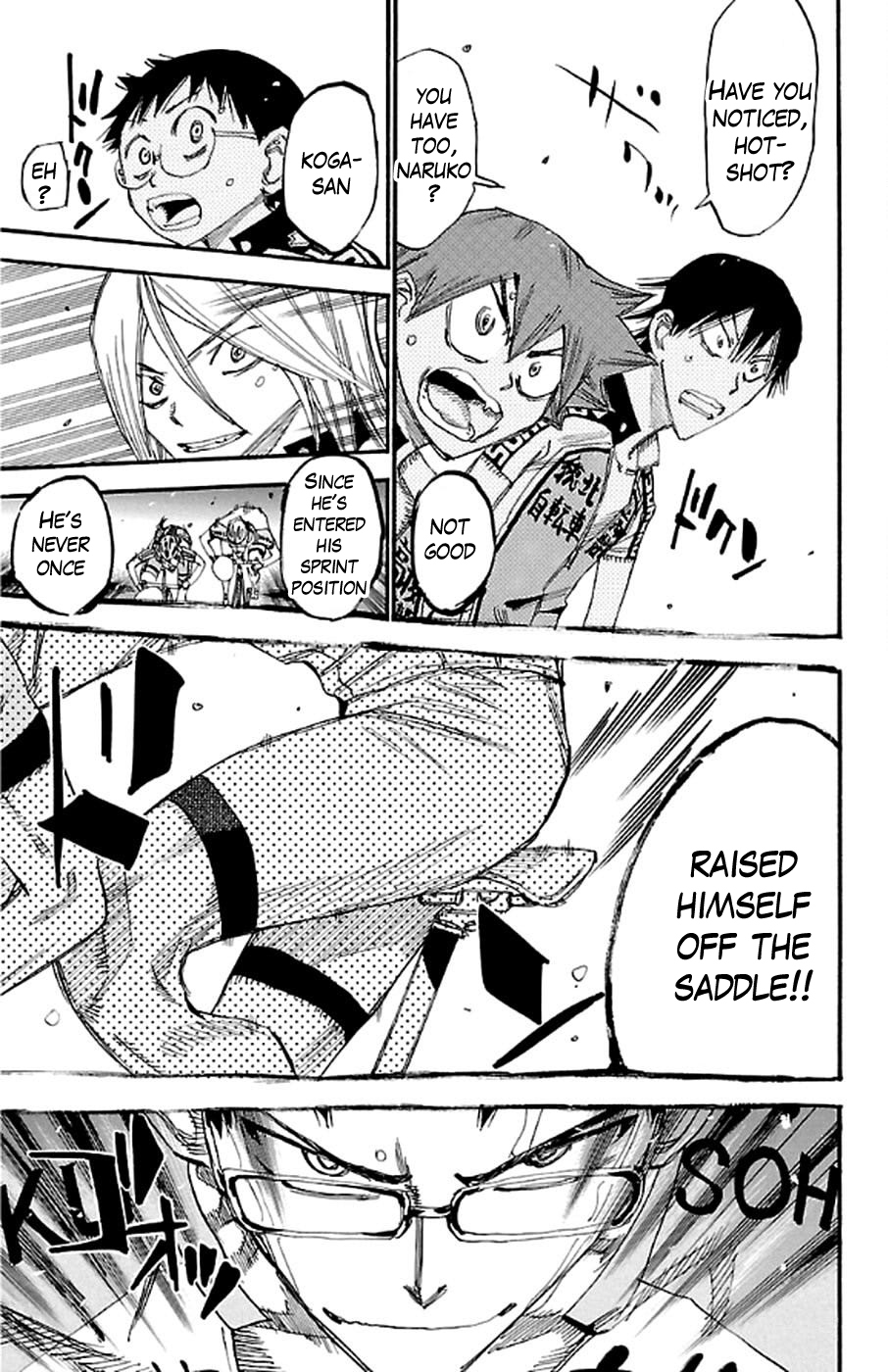 Yowamushi Pedal Chapter 289 page 15 - Chapter 289: The last 400 m