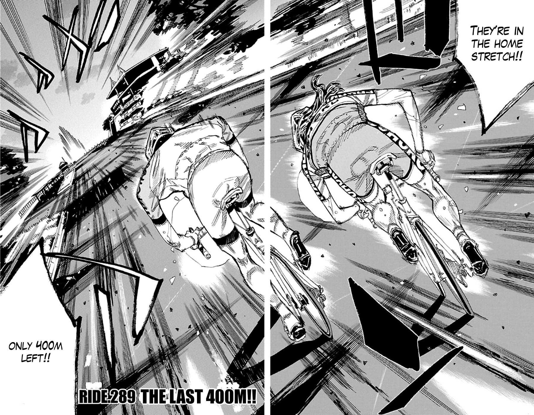 Yowamushi Pedal Chapter 289 page 2 - Chapter 289: The last 400 m