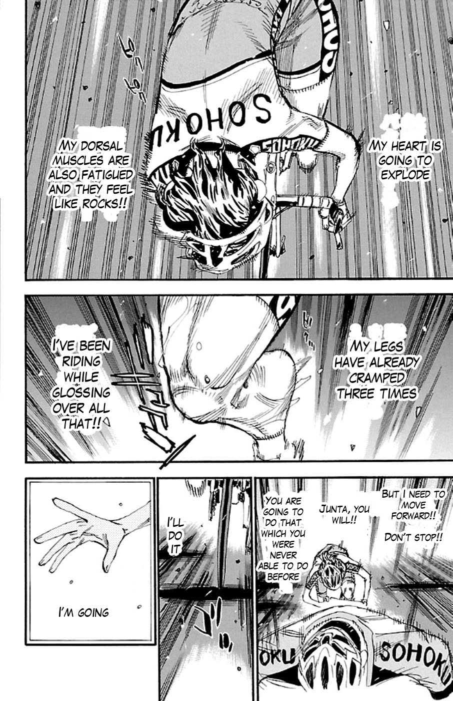 Yowamushi Pedal Chapter 289 page 9 - Chapter 289: The last 400 m