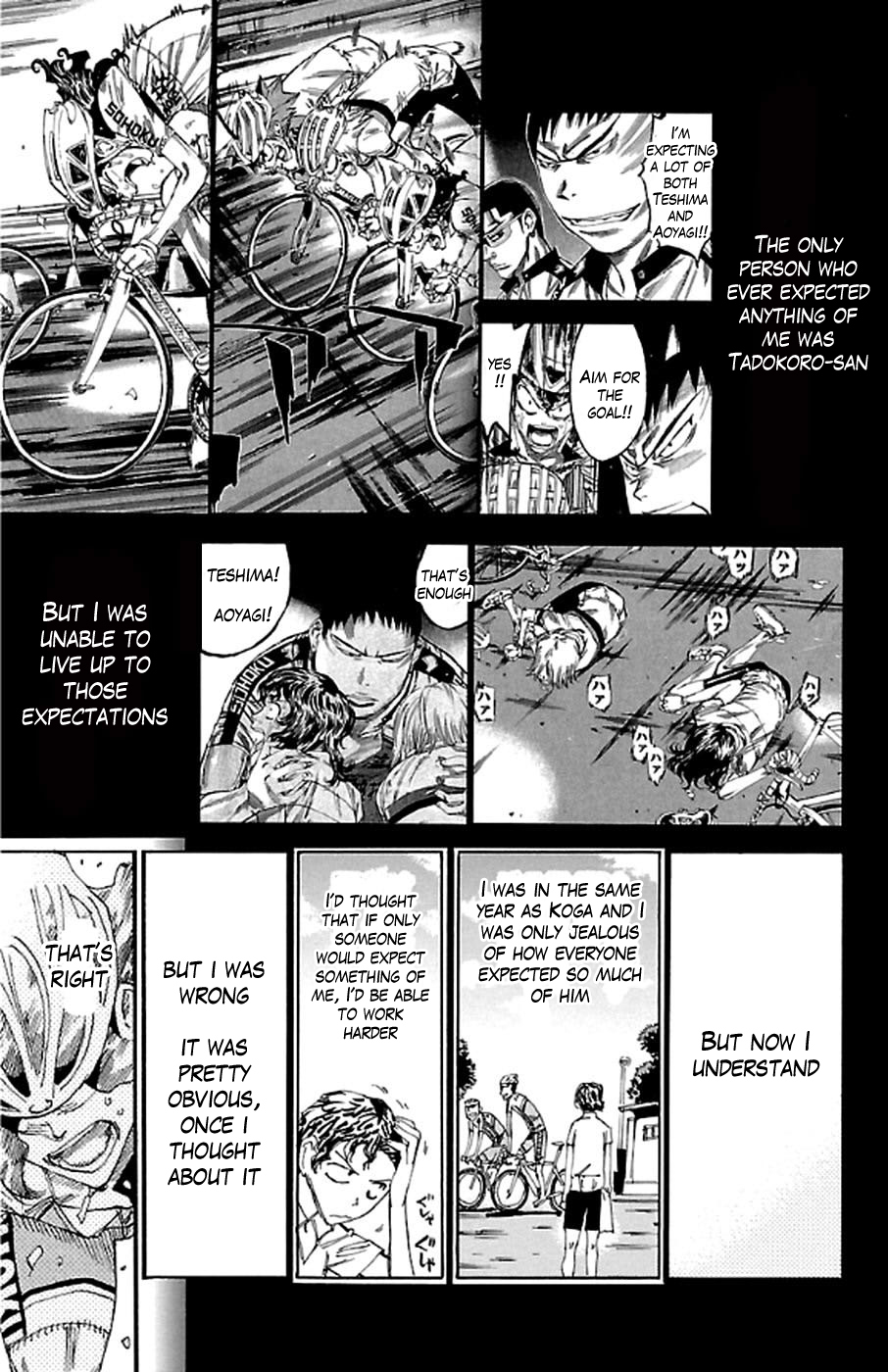 Yowamushi Pedal Chapter 290 page 10 - Chapter 290: The average person and the genius