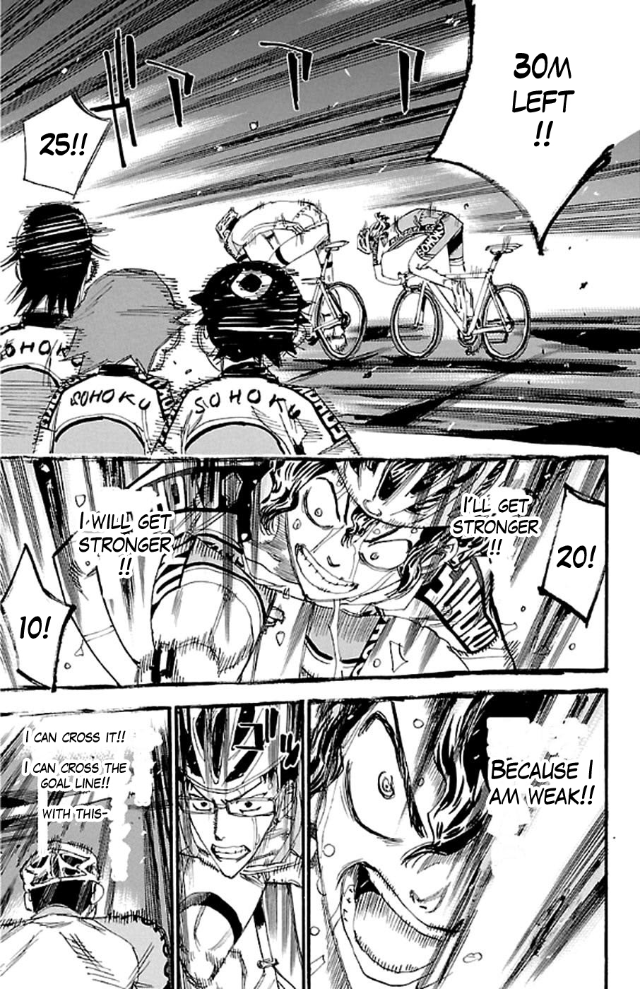 Yowamushi Pedal Chapter 290 page 14 - Chapter 290: The average person and the genius