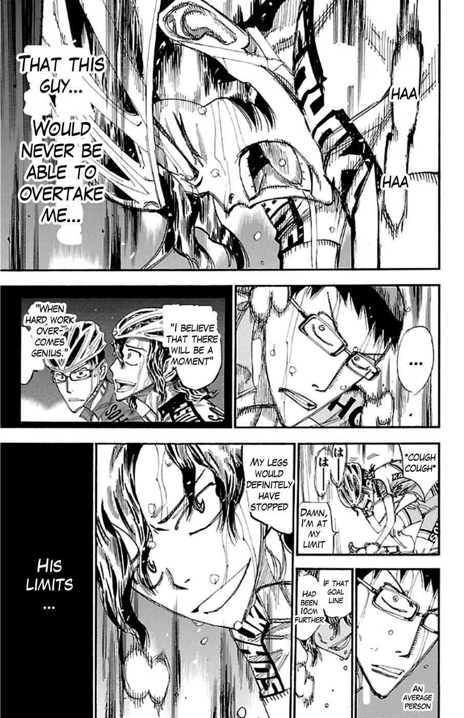 Yowamushi Pedal Chapter 290 page 21 - Chapter 290: The average person and the genius