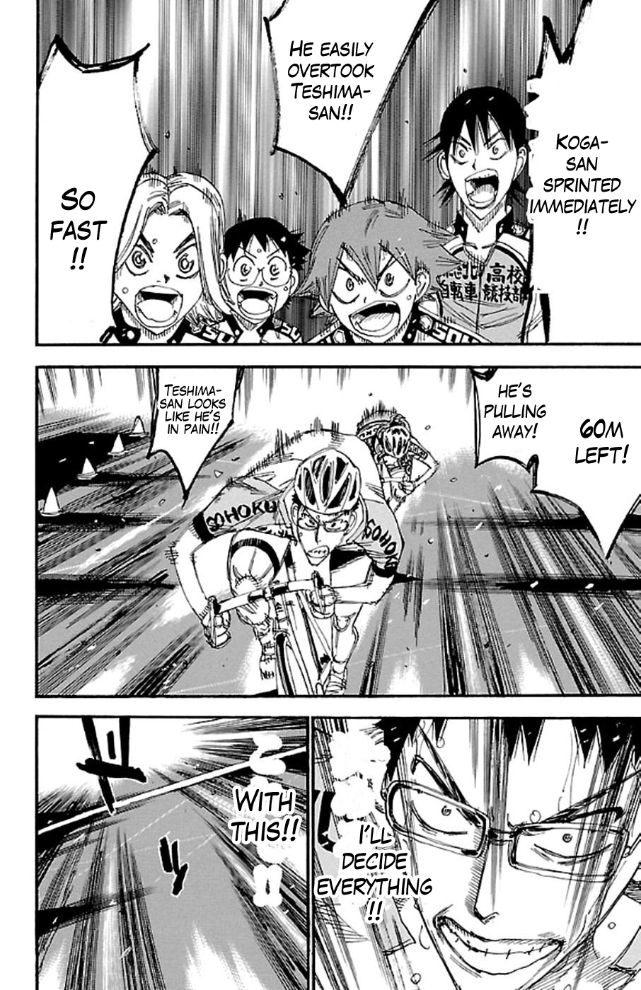 Yowamushi Pedal Chapter 290 page 7 - Chapter 290: The average person and the genius
